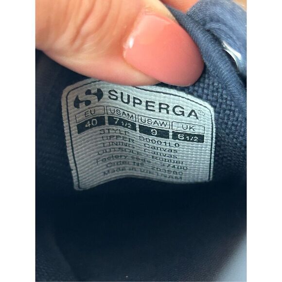 Superga canvas platform sneakers 7.5 - Picture 7 of 10